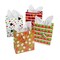 Fun Express - Med Cheery Christmas Gift Bag (dz) for Christmas - Party Supplies - Bags - Paper Gift W & Handles - Christmas - 12 Pieces